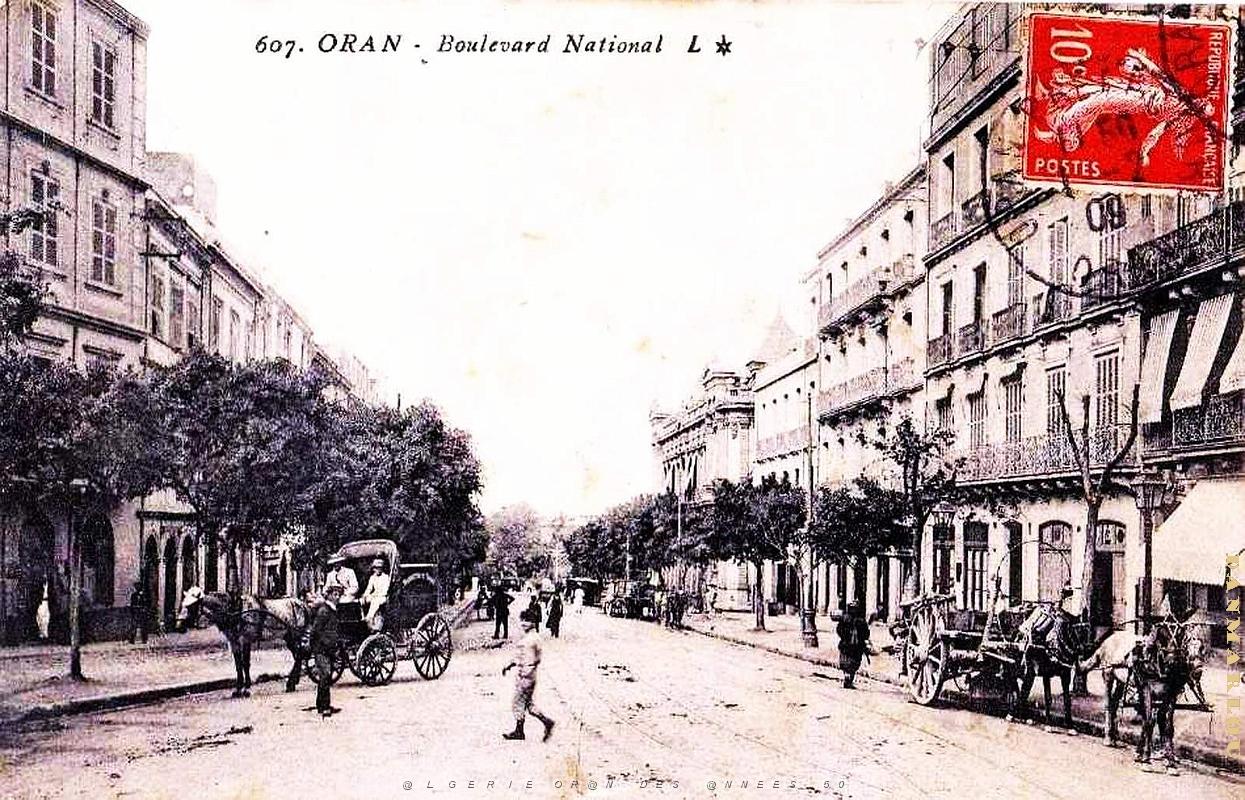 2387- Oran - Boulevard National - 1909.jpg